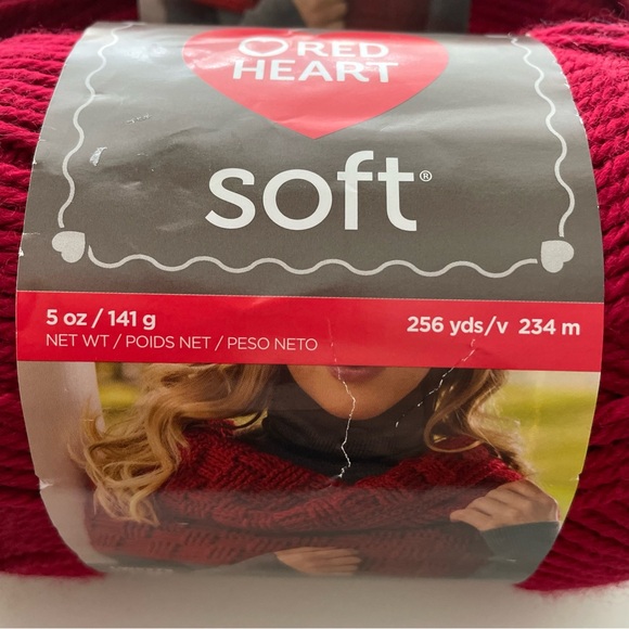 Red Heart Soft Yarn Bundle - Wine color - Scarf Crochet Project - Picture 9 of 12